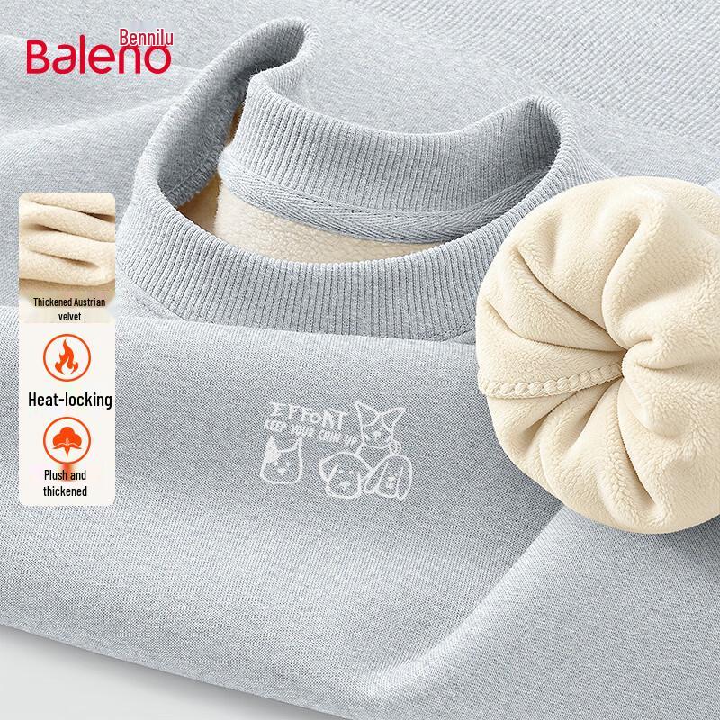 Baleno Winter Men's Thickened Fleece Pullover Sweatshirt