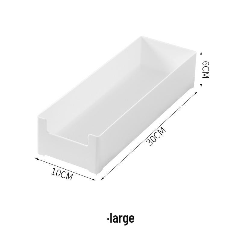 588 Earphone & Cable Organizer: Frosted Desktop Storage Box with Compartments