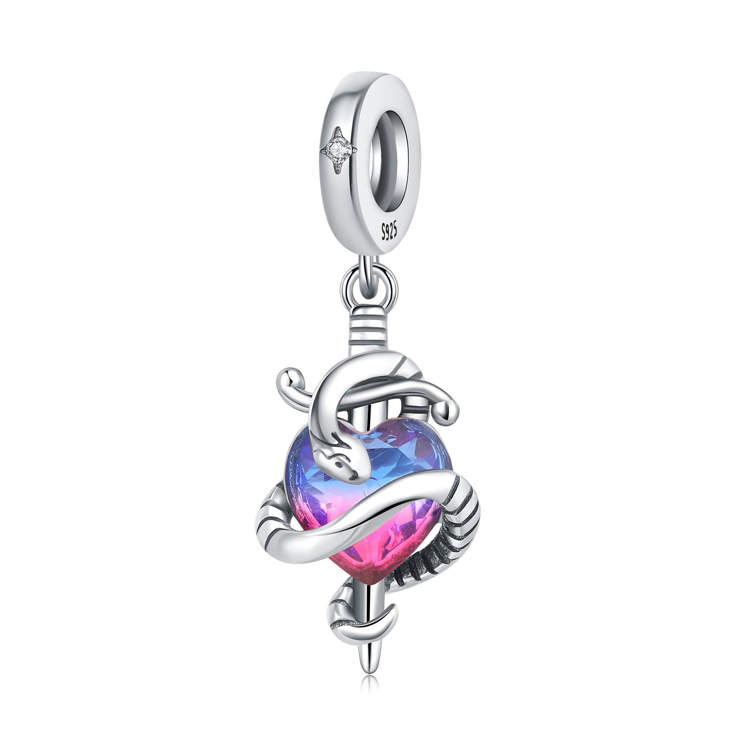 

Original 925 Silver Blue Dragon Beads Dog Cat Cute Animals Pendant for Women Bangle Bracelet Necklace DIY Party Gifts