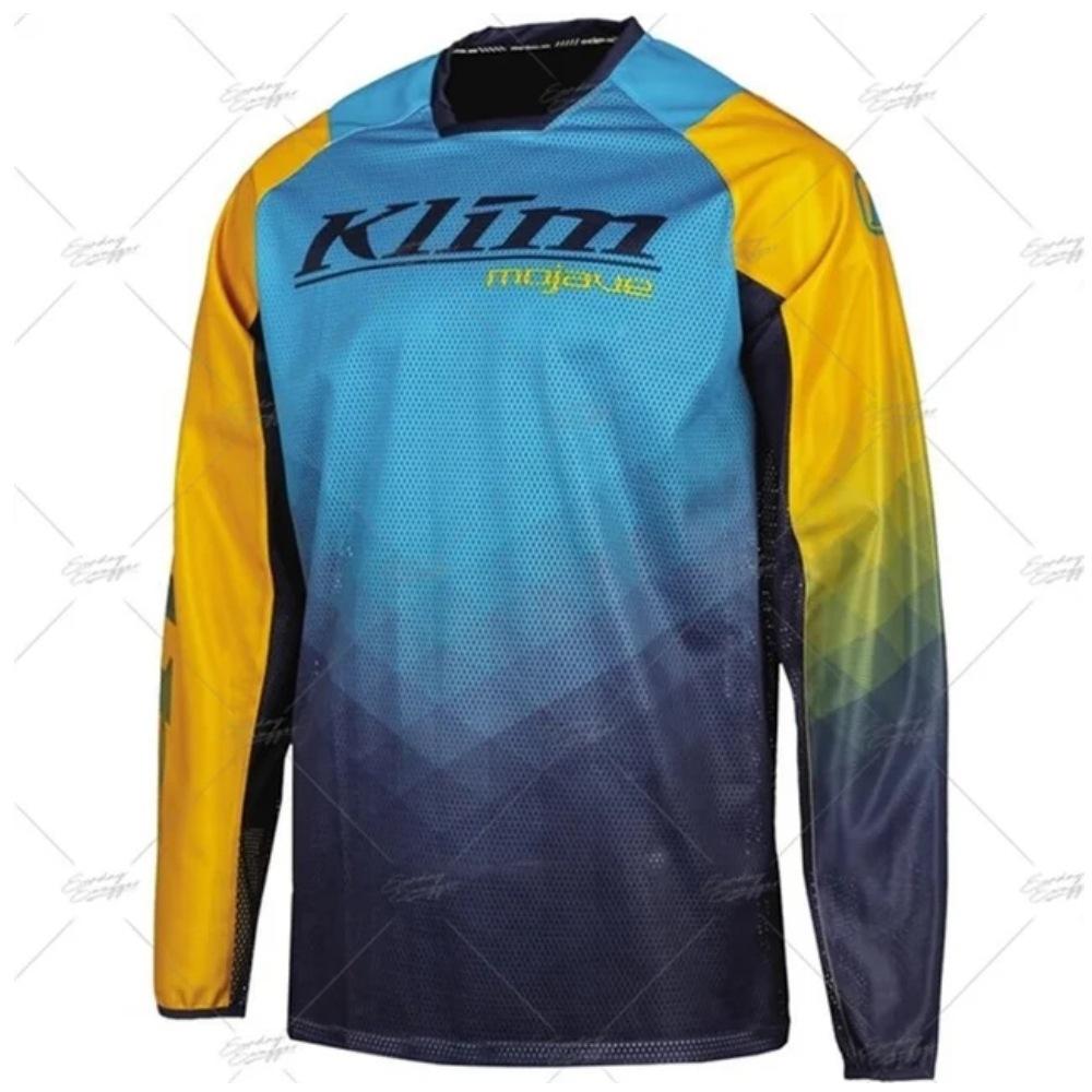 2024 νέο KLIM στολή downhill μακρυμάνικη ανδρική και γυναικεία στολή μοτοκρός εκτός δρόμου ποδηλασίας γρήγορου στεγνώματος T-shirt mountain bike
