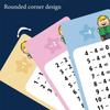 Mathematical Operations Exercise Flashcards Erasable Math Study Cards Kid Early Learning Study Card for Preschooler