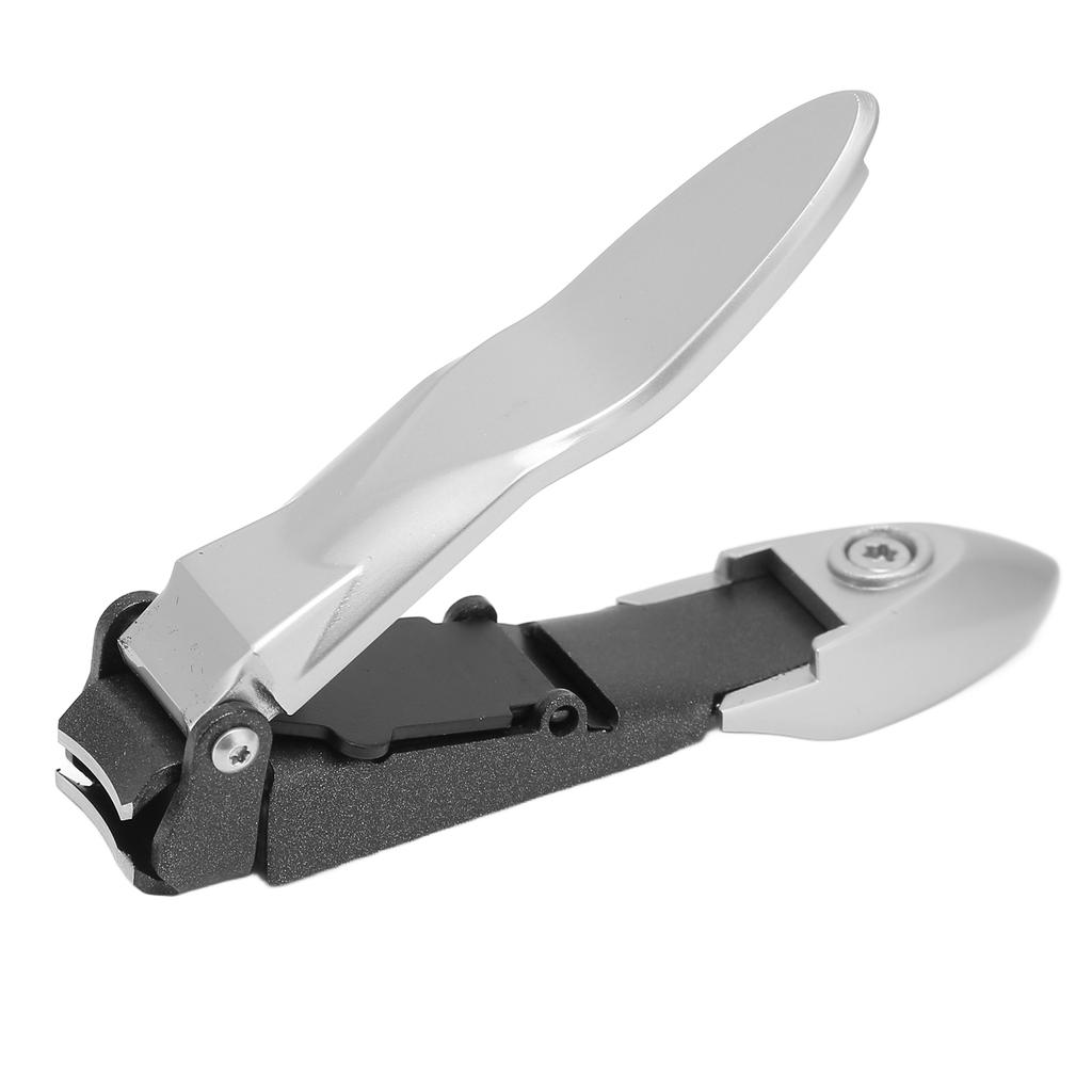 Nail Clipper Men Women Portable Stainless Steel Fingernail Toenail Clipper Cutter with PU Leather Sheath