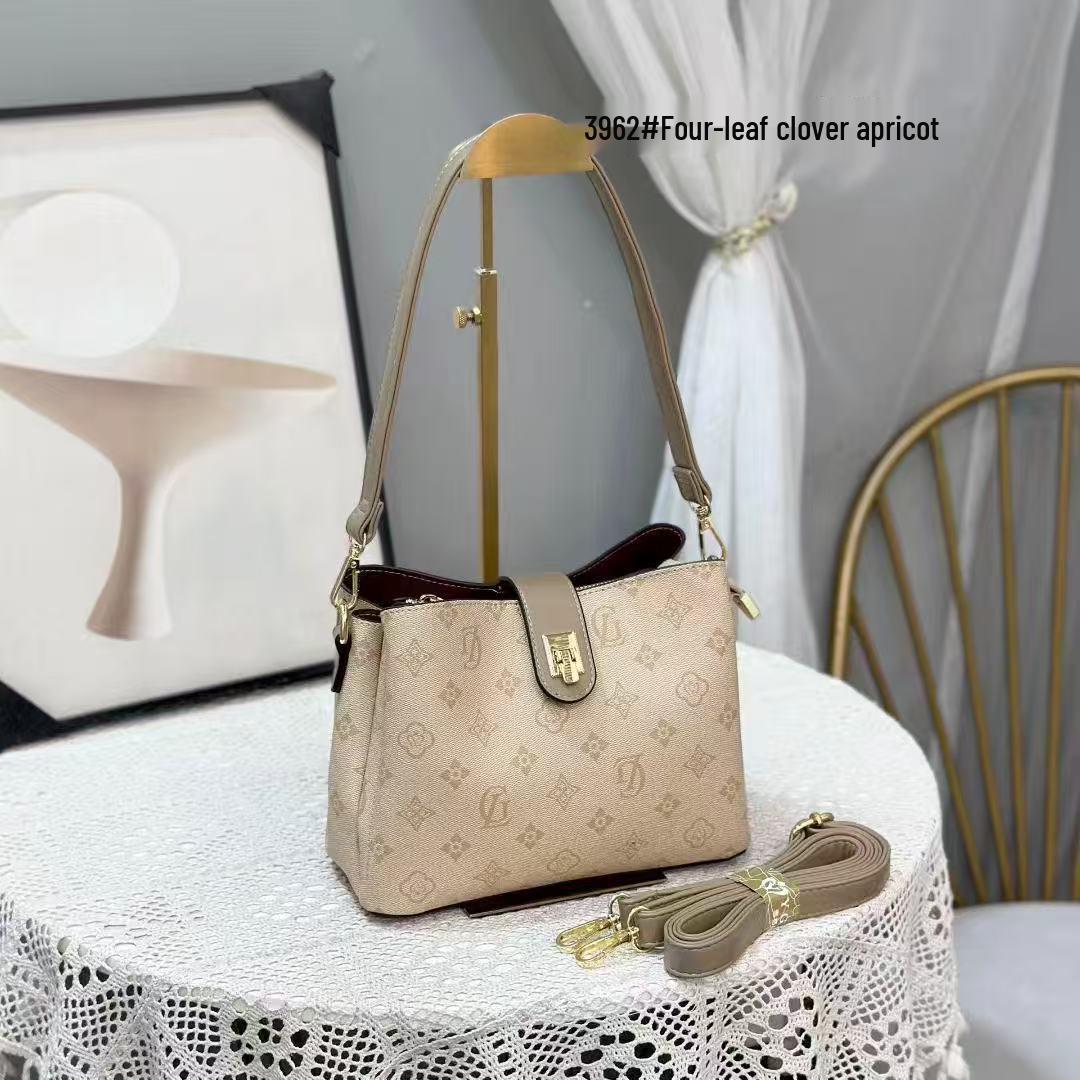 

Fashion 2025 European & American Monogram Lock Versatile Women s Handbag - Small Square, Shoulder, Crossbody & Underarm Bag