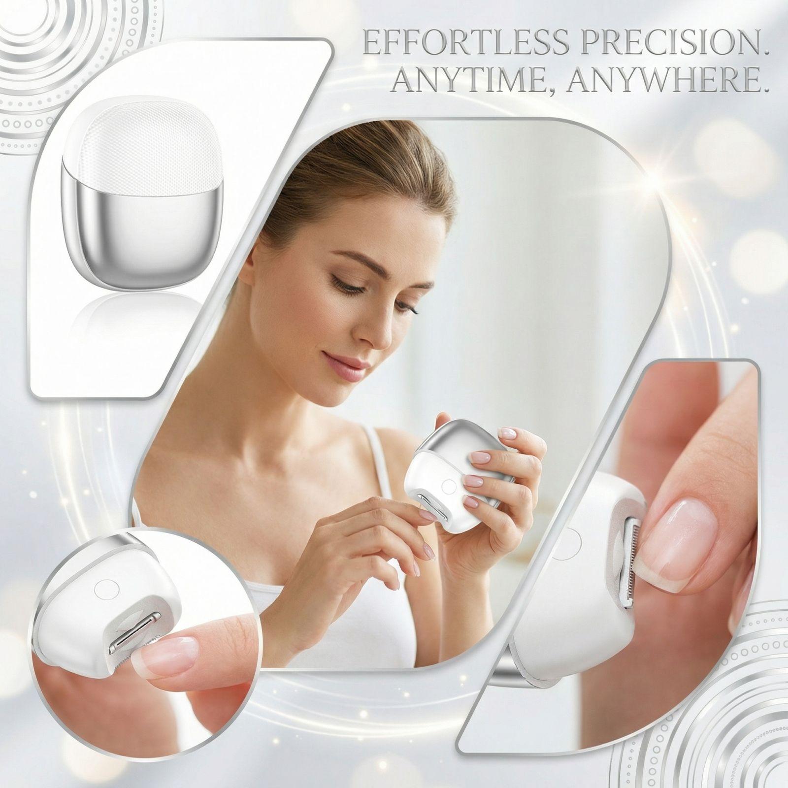 

Портативні повністю автоматичні кусачки для нігтів Багатофункціональний електричний полірувальник для нігтів One Size срібний