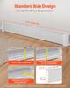 Baseboard Heater Covers, Premium Series 1832 mm Standard Electric Heating Unit Front Cover for Home Improvement, Heavy-duty Steel, Easy Installation