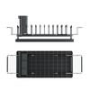 Extendable Bottom Tray Dish Drainboard Space-Saving Kitchen Tableware Organizer  Spoon