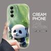 Cute Cartoon Pattern Cream Texture Casing Wavy Edge Soft Silicone Cover Phone Case for Samsung