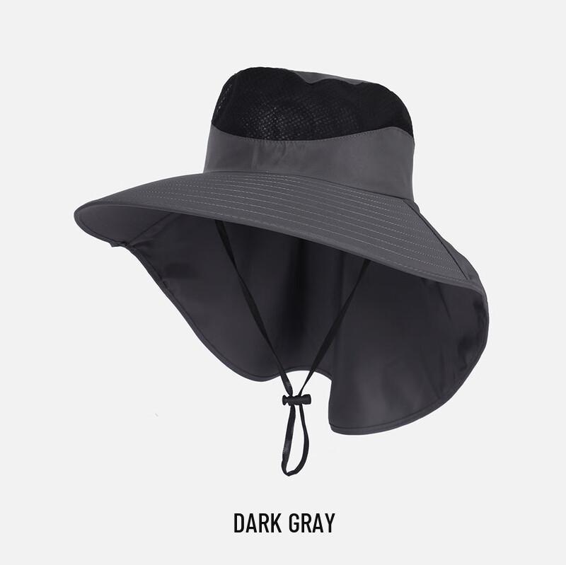 Junbie Уличная широкополая солнцезащитная шляпа с защитой шеи