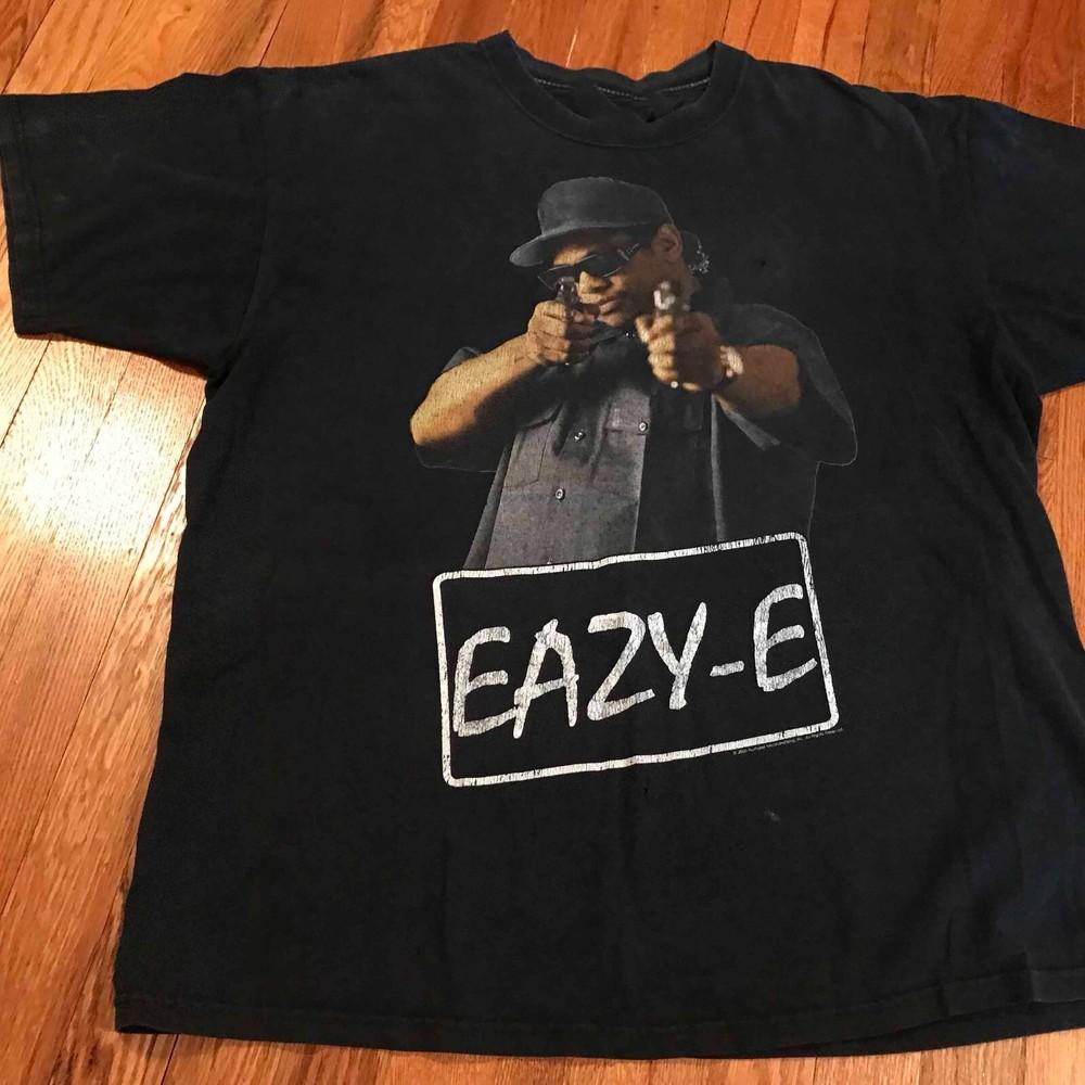 Eazy E Rap Tee Ruthless Records TShirt Short Sleeve Unisex All Size Shirt Unisex T-Shirt M