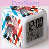 Darling In The Franxx Multi-function 7color Digital Led Alarm Clock With Timeless Design