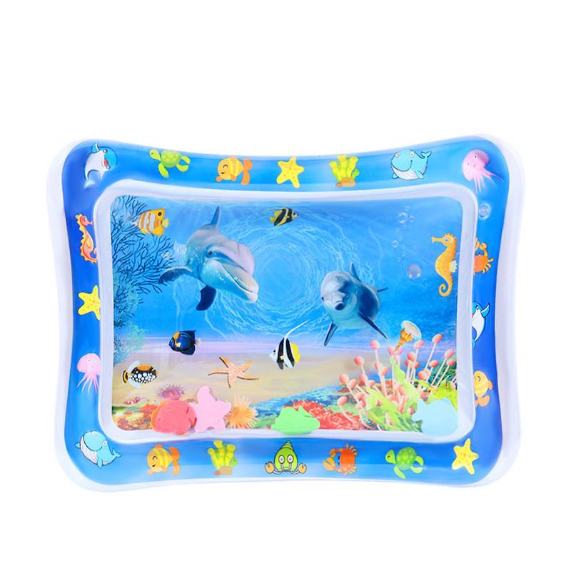 Colorful Inflatable Water Play Mat For Babies Pvc Material Variety Of Designs