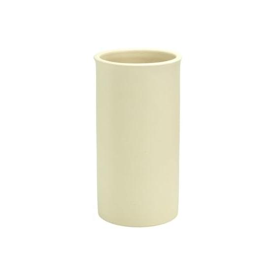 Tori Shigaraki Ware Clay White Line Umbrella Stand UM24-001