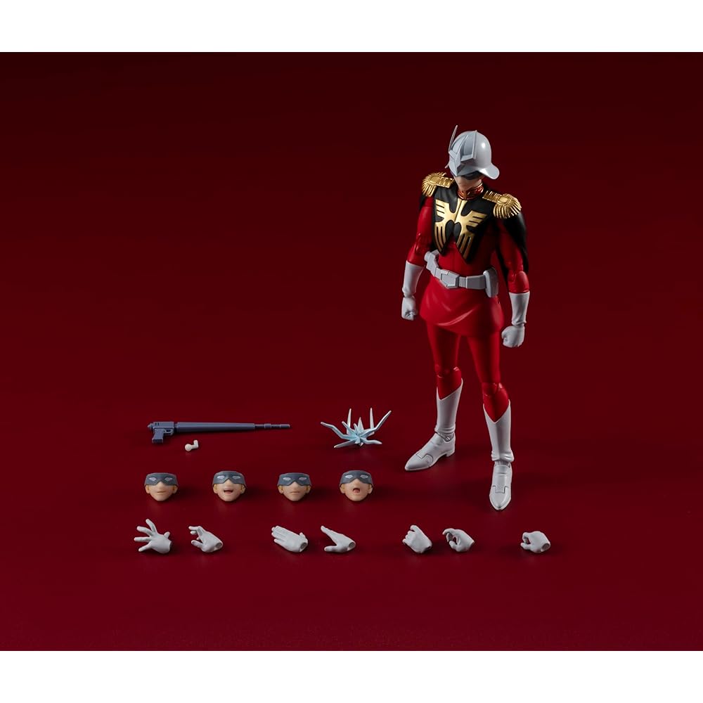 TAMASHII NATIONS S.H. Figuarts Mobile Suit Gundam Char Aznable 155mm PVC ABS Painted Action Figure