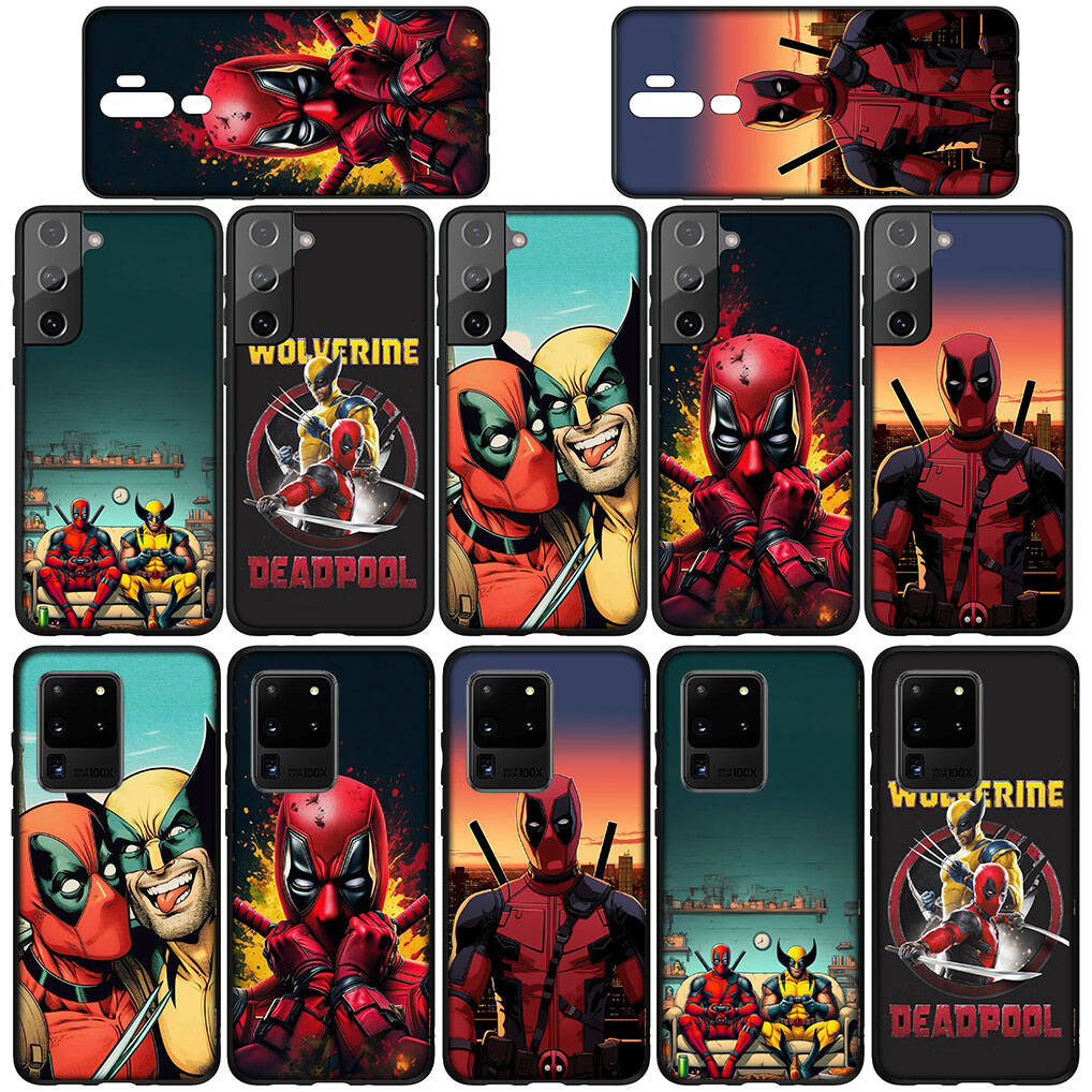 for iPhone 17 16 15 Xiaomi Poco F7 F8 X7 X6 C85 C75 C71 M8 Redmi Note 14 13 12 Pro Max 14C 13C 15C A3 A4 Phone Case Wallpaper Deadpool Wolverine Cover