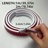 1pc 39.37in/78.74inPVC Self-adhesive Decorative Strip, Flexible Decorative Strip, Peel and Paste, Multi Surface Installation