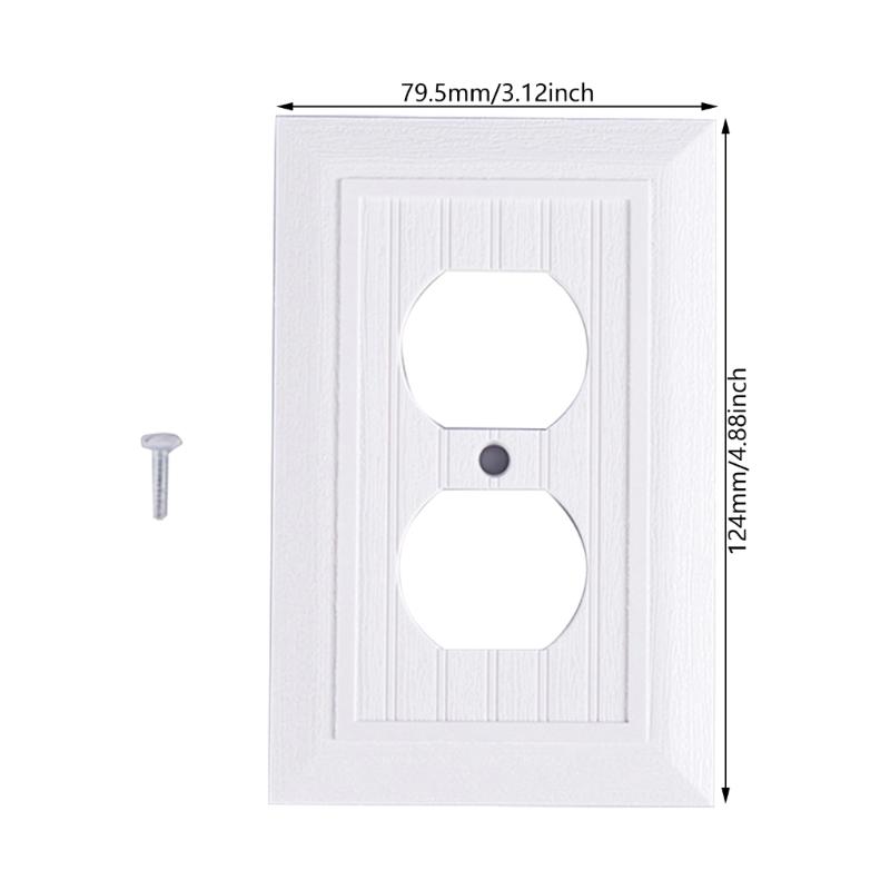 Faceplates Covers Wall Panel Light Switches Socket Cover Standard Wall Switches Receptacle Outlet Covers Easy to Use