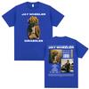 Rapper Jay Wheeler Girasoles Tour Graphic Tshirts for Men Women Summer Style High Street Tshirt 100 Cotton Oversized T Shirt