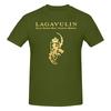Lustiges Lagavulin Whisky Geschenk Goldenes Logo Unisex Gedrucktes T-Shirt Unisex T-ShirtShirt