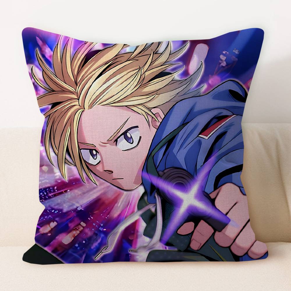 S-shin Asakura Decorative Room Aesthetics Pillow Case Home Decor Bedroom Sofa Bed Couch Pillow Cover 45x45