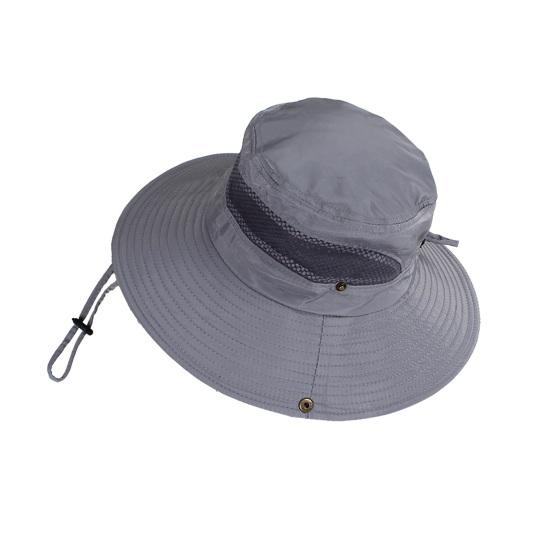 Bucket Hat for Summer, Wide Brim Sun Protection Hat, Breathable Mesh Fisherman Hat for Men Women Outdoor Hiking