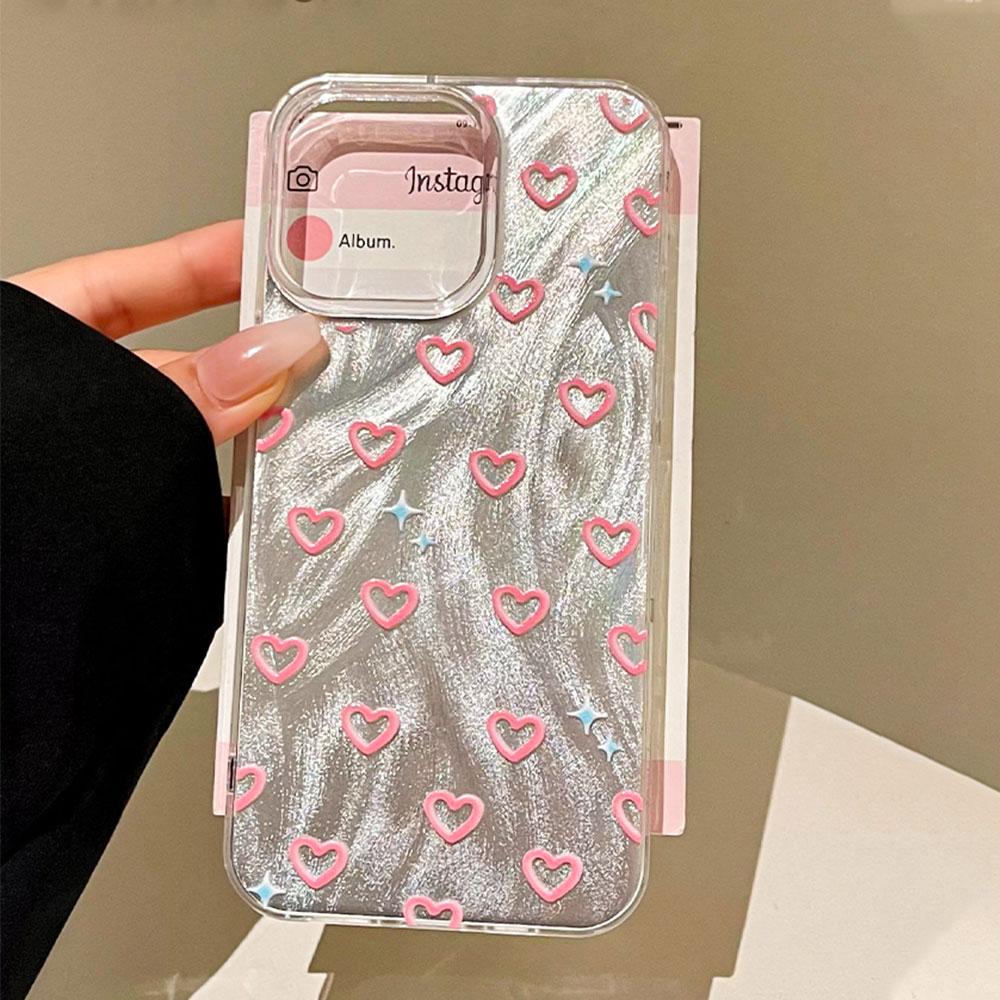 Cute Pink Love Heart Phone Cases for Honor 400 200 Pro Magic 6 7 5 Lite X9a X9b X9c X8b X8a X8c Shell Silicone Back Girls Cover