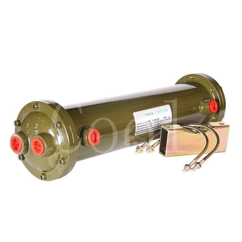 Hydraulic system water cooler oil cooler OR-100 tube radiator purple tube shell heat exchanger