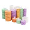 Concave Dot Honeycomb Candle Mold DIY Pillar Candle Mold Cylinder Mold  Scented Candle Making