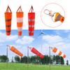 Garden Oxford Cloth Wind Direction Bag Waterproof Fluorescent Meteorological Wind Vane 62/80/97cm Wind Direction Indicator 1Pc