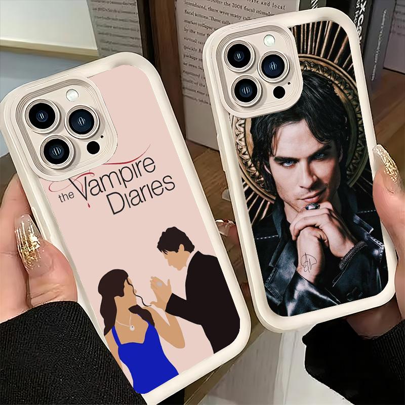 Phone Case for iPhone 17 Air 16E 15 16 Pro Max The Vampire Diaries Cover 14 Plus 13 12 Mini Soft Shell Silicone Fundas