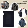 Einnähbare Tasche Anti-Diebstahl-Tasche mit Reißverschluss Einnähbare Seitentasche für Jacke Kleidung Mantel Sicherheitstasche Mit Reißverschluss Innen