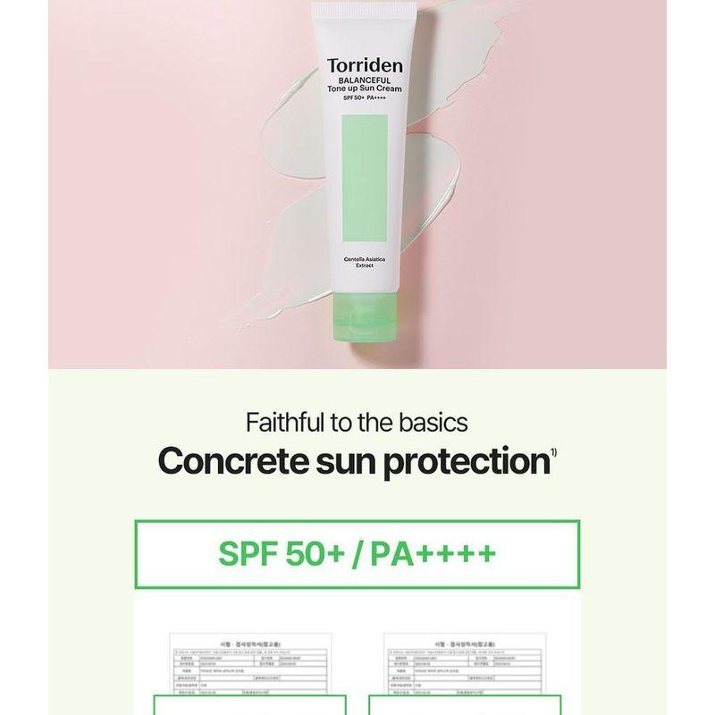 Torriden - Balanceful Cica Tone Up Sun Cream