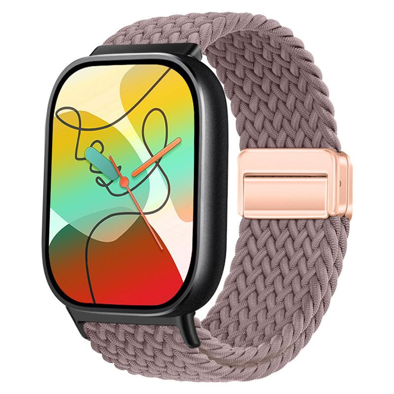 Magnetic Strap for Xiaomi Smart Mi Band 9 Pro/8 Pro Watch Band Comfortable Stretchable Braided Correa Redmi Watch 4 5 6 Brecelet