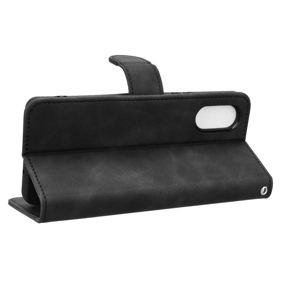 For Sony Xperia 10 VI Wallet Case PU Leather Stand Phone Cover Skin-Touch Feeling