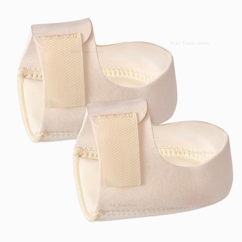 

2pcs Silicone Heel Pads Feet Care Socks Gel Heel Covers Shock Absorption Relieving Leg Pressure Prevent Slipping Insoles Inserts S ( EU35-40 ) бежевый