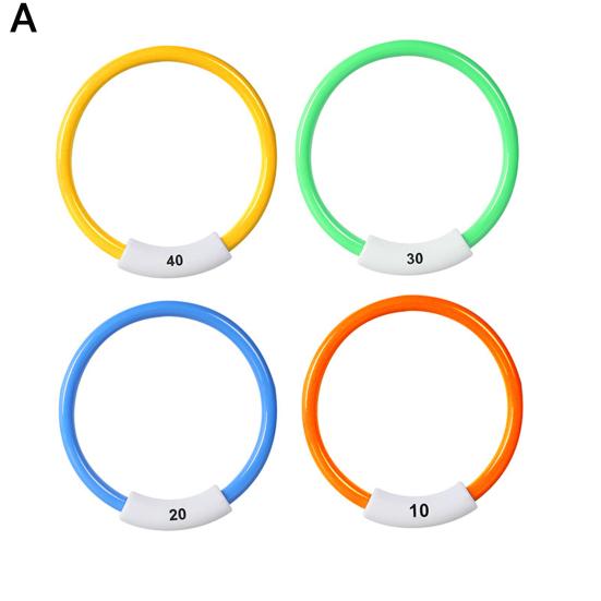 4Pcs Diving Toys Cartoon Safe Attractive Novelty Versatile Parent-child Interaction Multicolor Sea Weed Throwing Diving Toys Summer Toys