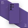 Liquid Silicone Original Phone Case for Samsung Galaxy S21 FE Plus Ultra S21FE S21+ S21Ultra 5G Square Soft Basic Gel Back Cover