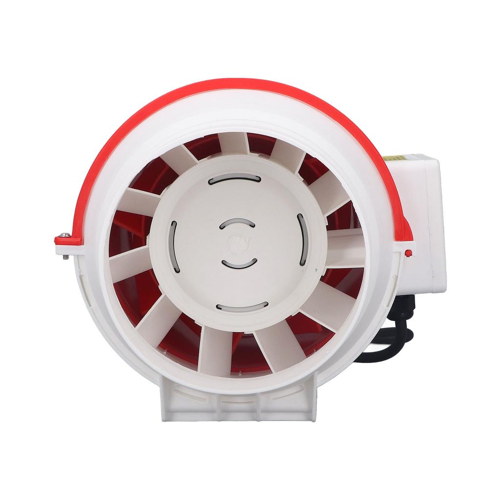 Duct Fan 6in Inline Booster Fan ABS Round 2220‑2600RPM IPX2 Proof for Ventilation