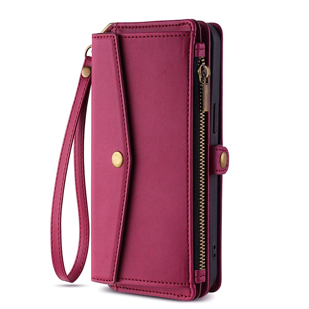 Walelt Leather Case For Xiaomi Redmi Note 11 SE 11T 11E 12T 12 12R Pro Speed Plus 11S 12R 12S 4G 5G Zipper Crossbody Phone Cover