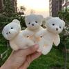 Bouquet Bear Flower Shop Bag Flower Materials Teddy Bear Doll White Plush Toy Bear Doll Hand Ingredients Accessories
