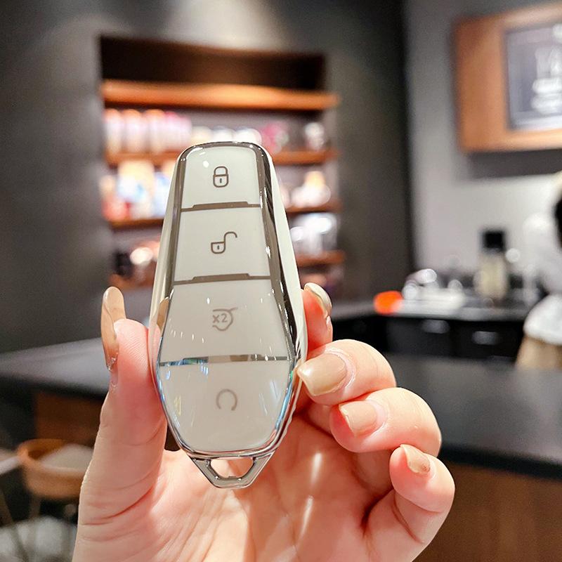 Applicable BYD Key Set Qin PLUS Tang Dmi Dolphin E2 Shell Song Pro Qin Han Ev High-end Shell Bag Buckle for Men and Women