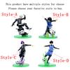 Anime BLUE LOCK Funny Football Sport Lover Soccer Fans Kick The Ball Action Figures Style Statues Home Ornament Desk Doll Toys