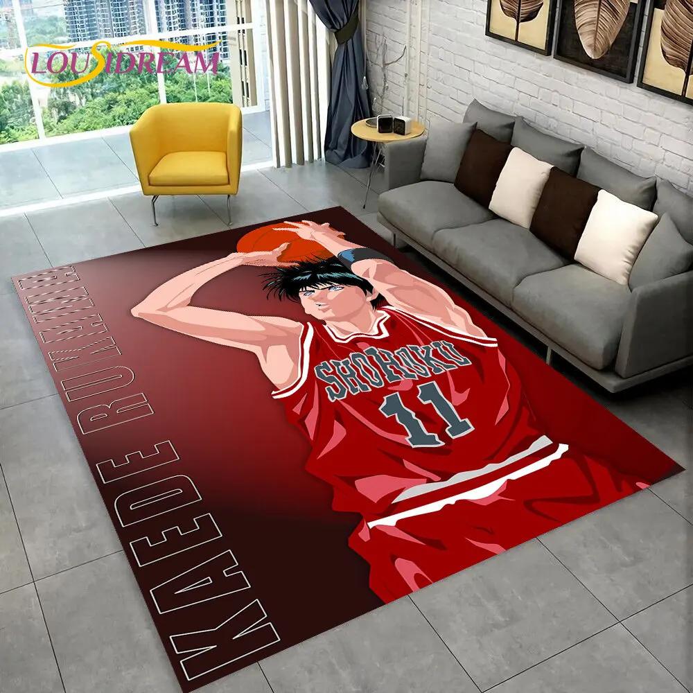 Slam Dunk Japan Anime Cartoon  Area Rug,Carpet Rug for Living Room Bedroom Sofa Doormat Decoration, Kids Play Non-slip Floor Mat