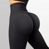 VIONA Nahtlose Gestrickte Leggings Damen Hoher Bund Sporthosen Hohe Elastizität Fitnessstudio Workout Laufen Leggings Sexy Po-Lifter Leggings 34 Farben