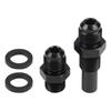 4L80E 6AN x 1/4NPS 8AN Male Flare to 1/4 NPS Transmission Cooler Adapter Fittings Front and Rear Port For GM 1997-2007