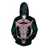 Butterfly Eagle Wolf Hoodie For Men Animal Demon Graphic Sweatshirt Leisure Loose Zipper Pullover Comfortable Hoodies