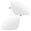 For Opel Vauxhall Astra J 2009-2015 GTC 2012-2018 Adam Wing Mirror Glass Side View Wide Angle Convex Stick On No Based Adhesvie