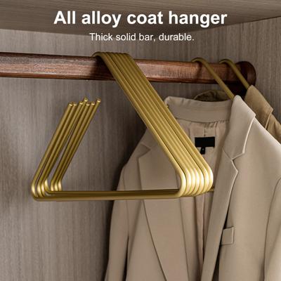 5 Pcs Clothes Hangers Triangle Shape Non-slip Smooth Edge Thick Anti-deformed Dry