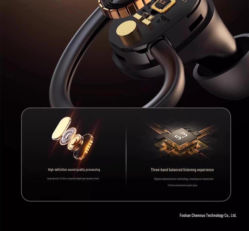 2025 Over-Ear & In-Ear Sport Wireless Bluetooth Earphones: High Sound Quality, Unisex, Long Battery Life