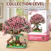 Micro Particle Building Blocks: Sakura Train Station & Tree House DIY Toy Set