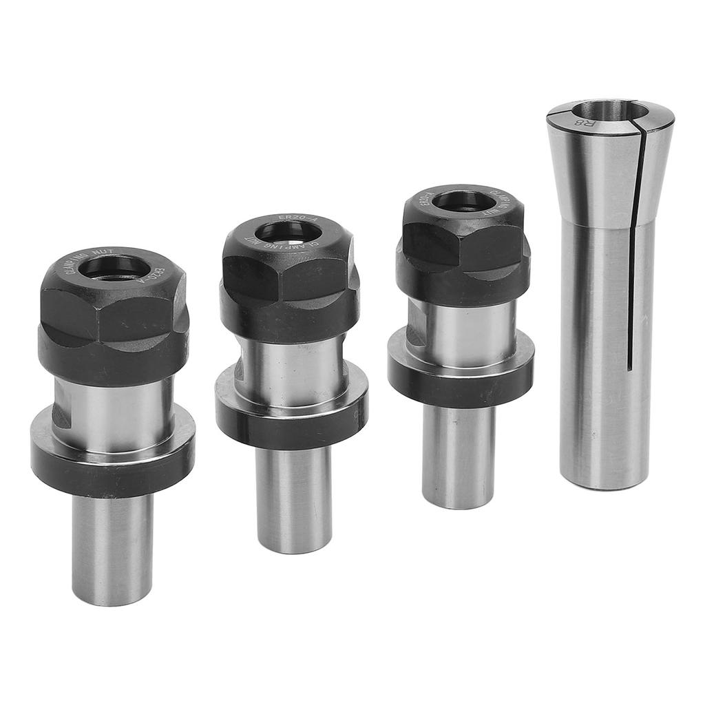 Collet Holder Chuck Set R8 34 Spring Collet and 3PCS Collet Chuck Extension Rod for Carving